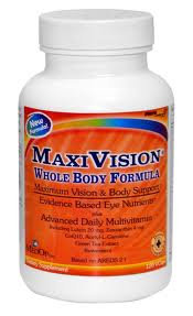 MaxiVision Whole Boby by Medical Opthalmics Inc. provides antioxidant and nutritional support for healthy eye function and overall health. It reduces macular degeneration and promotes good vision while protecting the eyes from the effects of aging..